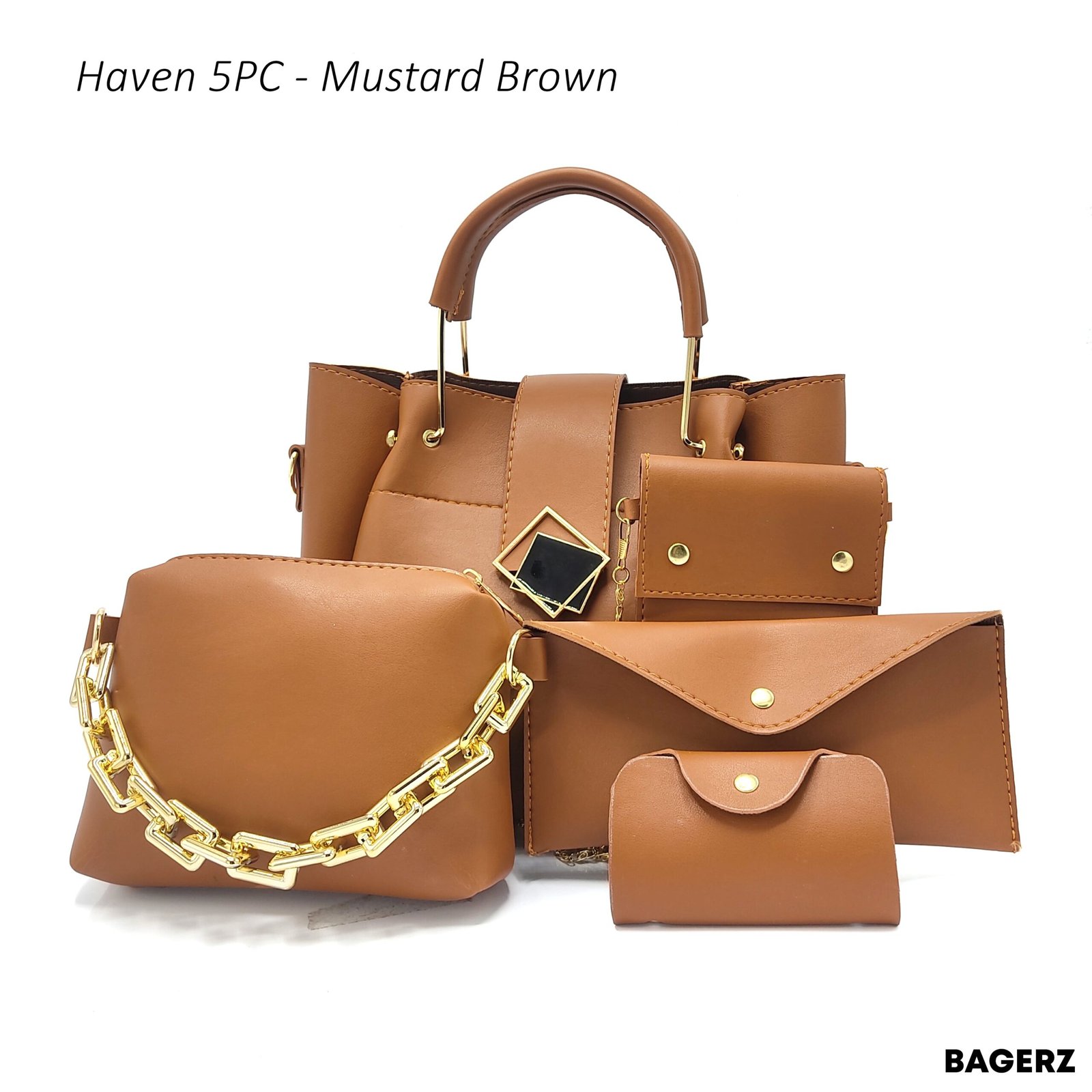 11.jpg Haven 5PC - Mustard Brown - Image 1